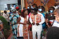 Ferdinand Omondi with his wife Caroline Njeri