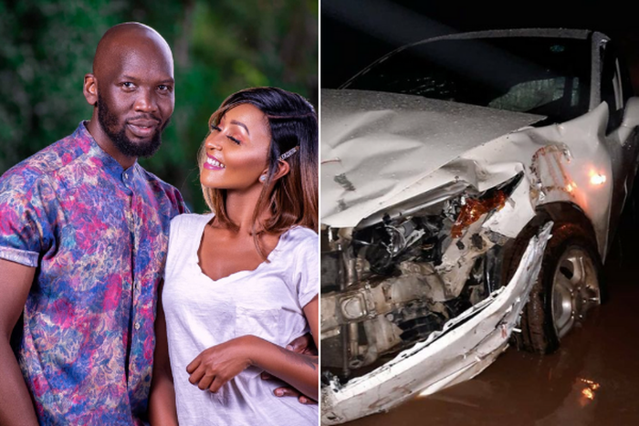 Citizen TV Actress Alma and her hubby involved in grisly accident [Photos]
