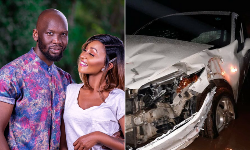 Citizen TV Actress Alma and her hubby involved in grisly accident [Photos]