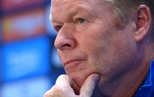 Ronald Koeman was confronted by fans after Barcelona's 2-1 defeat by Real Madrid on Sunday.