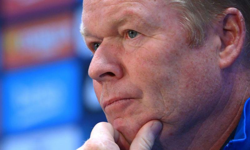 Ronald Koeman was confronted by fans after Barcelona's 2-1 defeat by Real Madrid on Sunday.