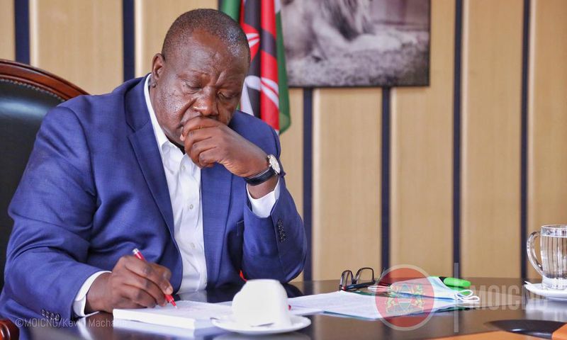 Interior Cabinet Secretary Fred Matiang'i