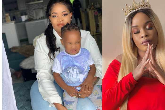 Bridget Achieng and her son Sekani Rich