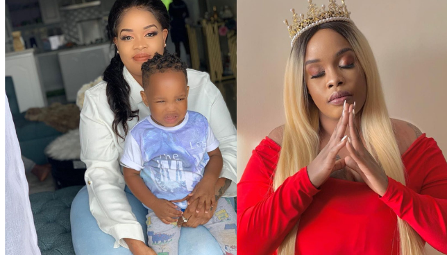Bridget Achieng and her son Sekani Rich