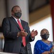 President Uhuru Kenyatta during the 2021 Mashujaa Day celebrations at the Wang'uru Stadium in Kirinyaga County