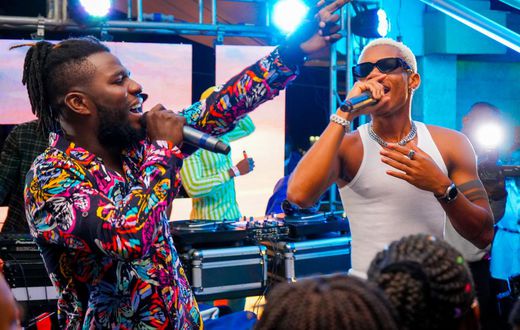 Nviiri The Story Teller performs alongside KiDi