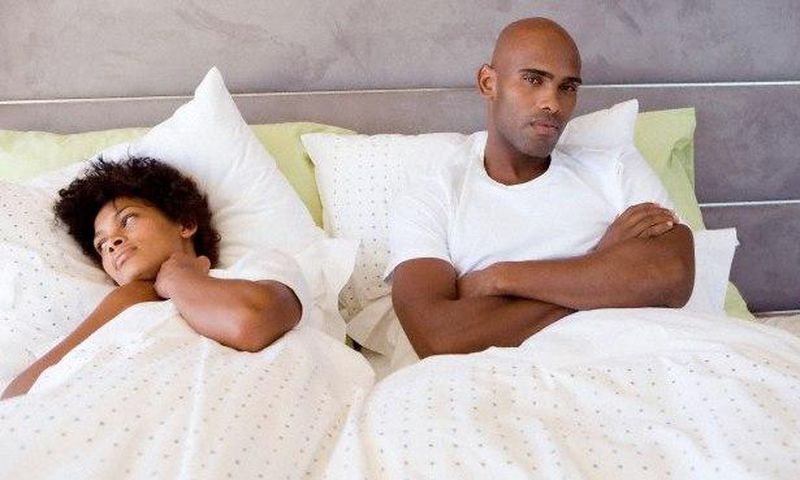 Couple in bed