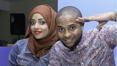 Jamal Gaddafi with his wife (Instagram)