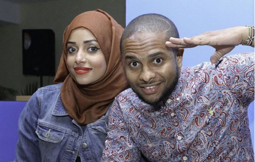 Jamal Gaddafi with his wife (Instagram)