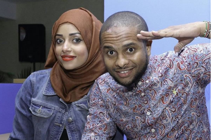 Jamal Gaddafi with his wife (Instagram)