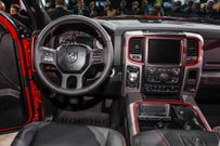 A  RAM 1500 Rebel trim interior