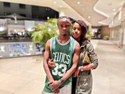 Kenyan rapper Juliani with his girlfriend. former Machakos First Lady Lillian Ng'ang'a
