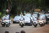 President Uhuru Kenyatta's convoy