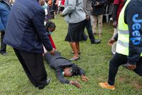 Benson Njiru and Emmanuel Mutura's mother mother overwhelmed by the pain of a parent burying her children.