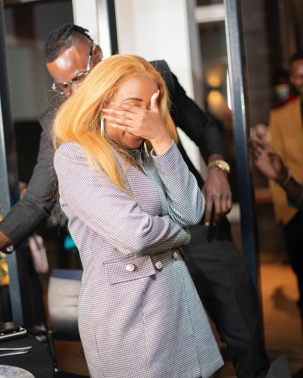Arrow Bwoy treats lover Nadia Mukami to surprise Birthday Party [Video]