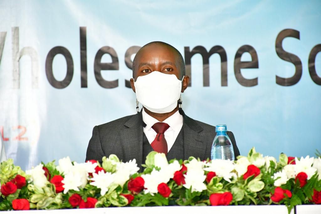 ICT and Youth Affairs CS Joe Mucheru at the launch of the National Council of Churches in Kenya Youth Fragility Report