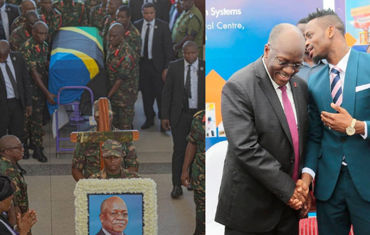 Magufuli and Diamond