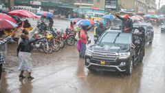 File Photo of President Uhuru Kenyatta Campaigning