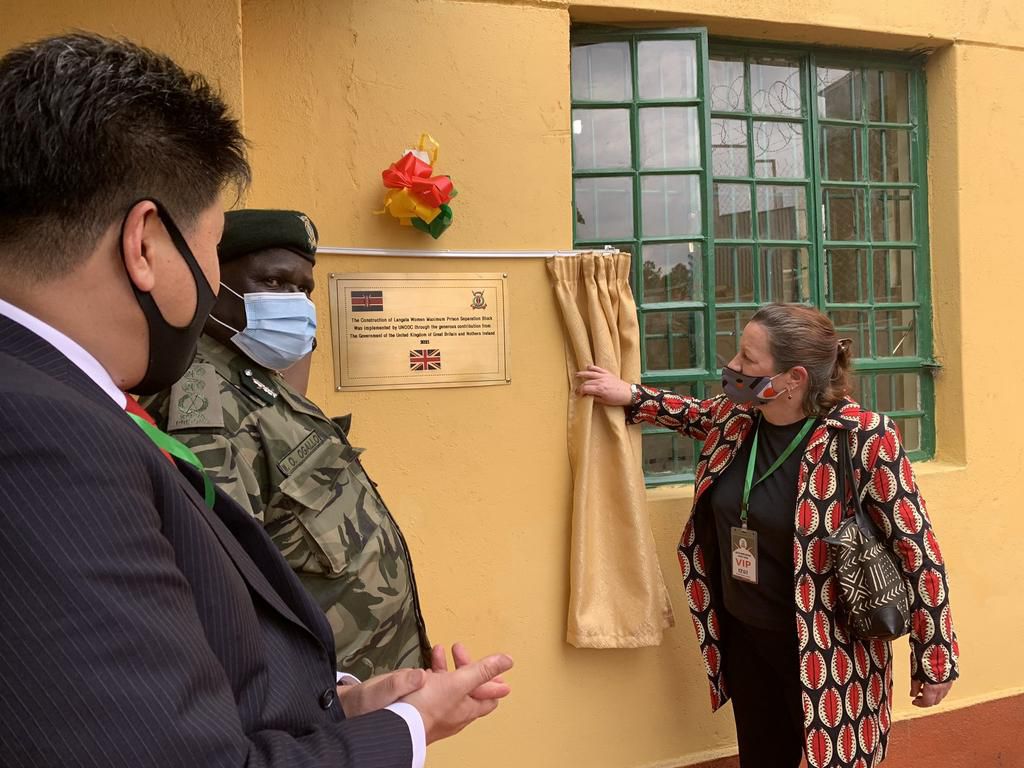 Deputy British High Commissioner to Kenya Josephine Gauld said the facility was built at a cost of Sh10.7 million. (COURTESY: UK IN KENYA)