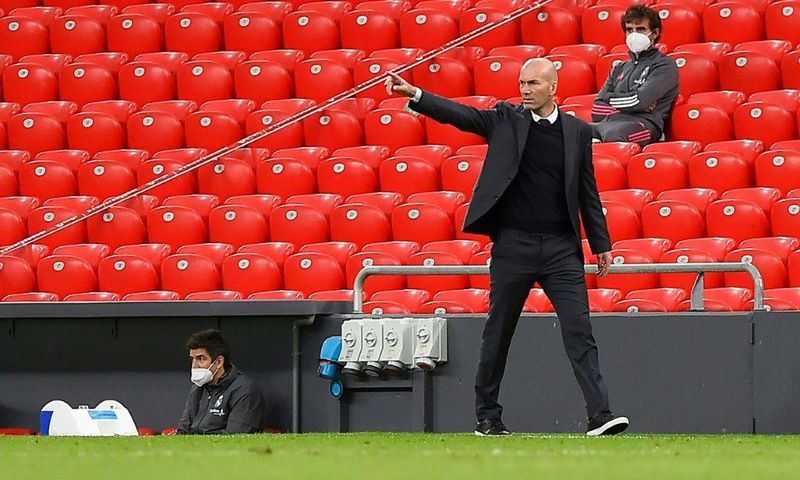 Not true: Real Madrid coach Zinedine Zidane denied he has told his players he's leaving at the end of the season