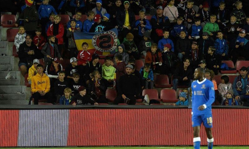 Rangers midfielder Glen Kamara was booed by a crowd of school children in Prague