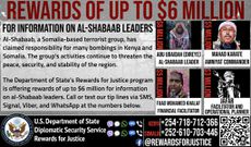 The four; Abu Ubaidah, Mahad Karate, Fuad Mohamed Khalaf and Jafar are said to be top officials at the Somalia based terror group.