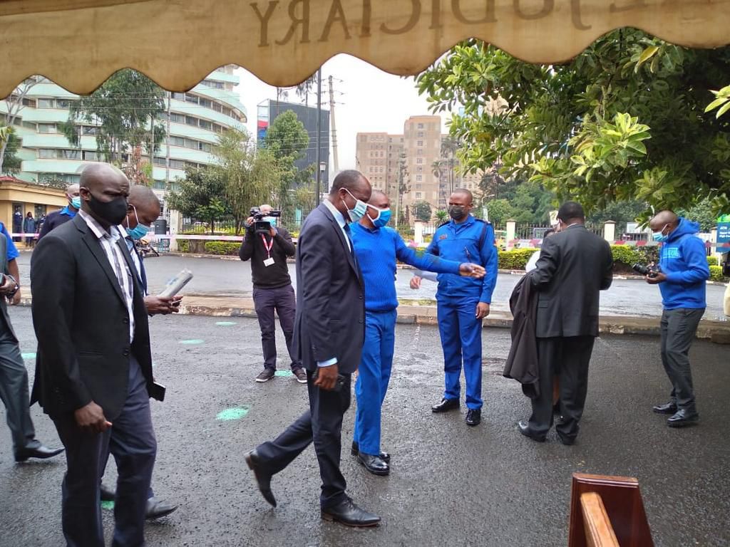 Migori Governor Okoth Obado appears in court for Day 1 of Sharon Otieno murder trial