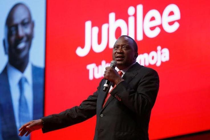 President Uhuru Kenyatta, leader of the ruling Jubilee Party