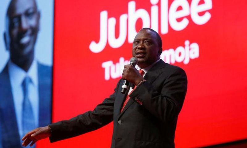 President Uhuru Kenyatta, leader of the ruling Jubilee Party