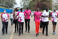 Legends Kipchoge Keino and Paul Tergat were part of the athletes and officials who took part in the race, dubbed 'Nairobi City Run'
