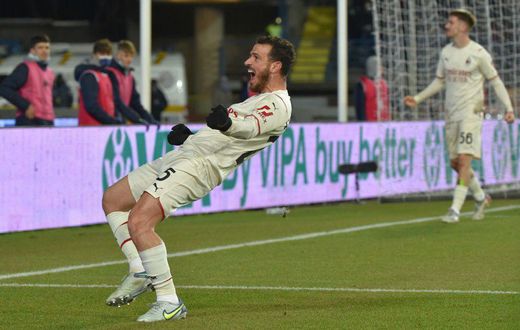 Alessandro Florenzi's free-kick strike was his first goal for AC Milan