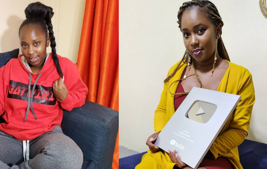 YouTuber Tabitha Gatwiri wins the Prestigious YouTube Award Silver Plaque