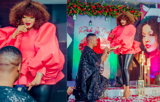 Actress Jaqueline Wolper in tears as Baby Daddy Rich proposes [Video]