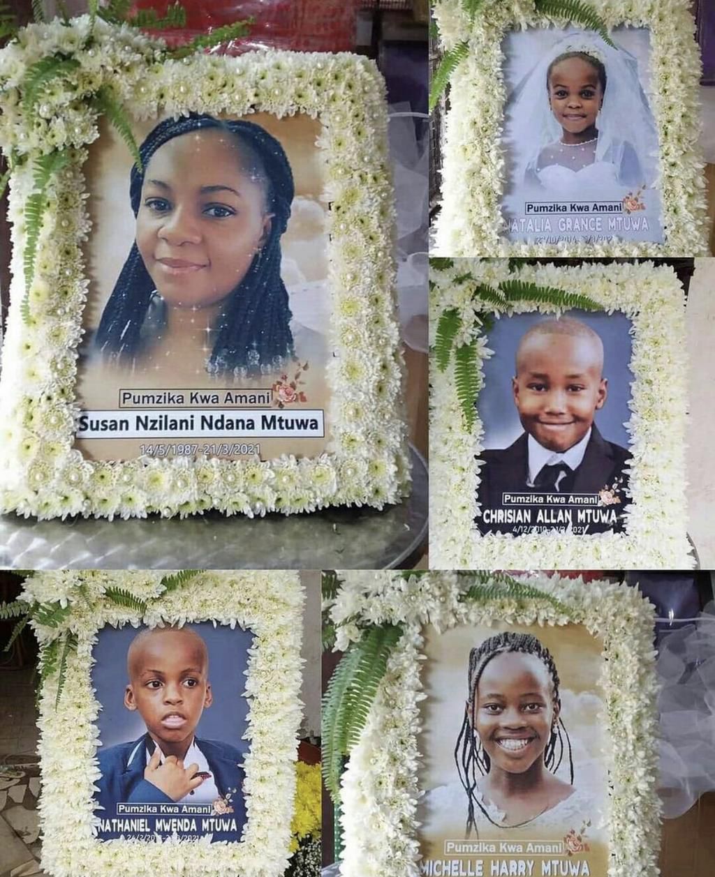5 Family members who died at Magufuli’s requiem mass in Uhuru Stadium buried (Photos)