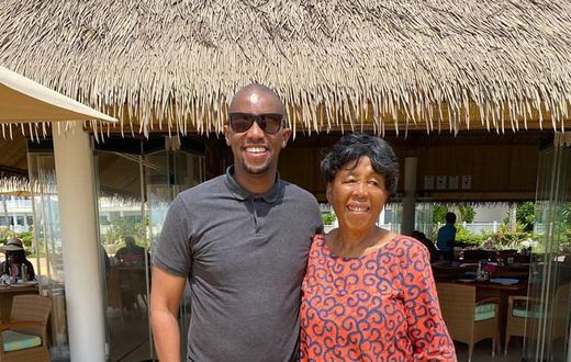 Waihiga Mwaura and his Aunt