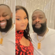 American rapper Rick Ross with Tanzanian model and Diamond Platnumz's baby mama, Hamisa Mobetto