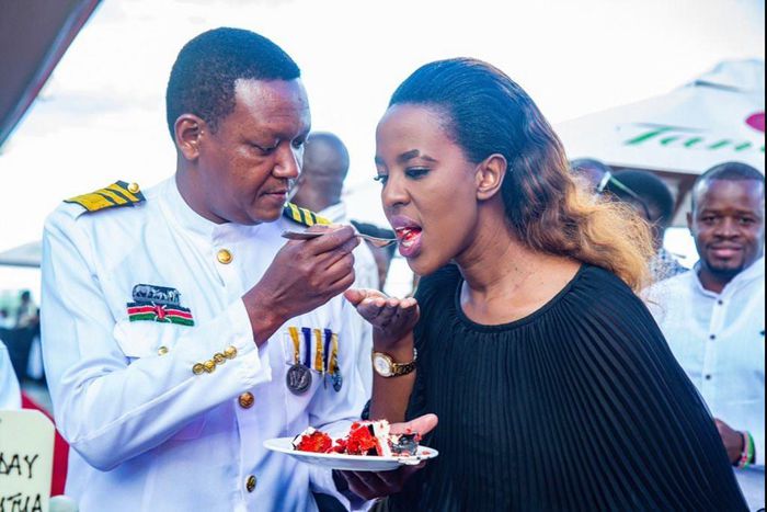 Governor Alfred Mutua and Lillian Nganga