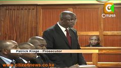 Justice Patrick Kiage during his time as a special prosecutor