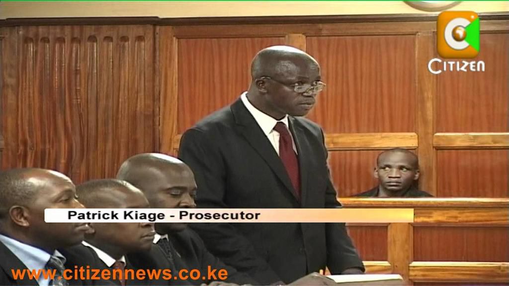 Justice Patrick Kiage during his time as a special prosecutor