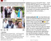 Betty Kyallo blasts American singer Tyrese for sharing this picture of her wedding with ex-husband Okari (Screenshots)