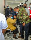 President Uhuru Kenyatta tours the City at Night lauching Hospitals, does a surprise Interview at Rueben FM (Video)