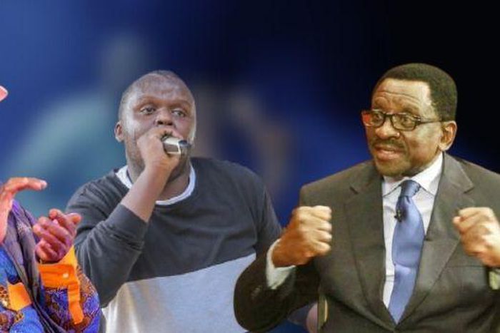 A collage of Raila Odinga, Mejja and James Orengo