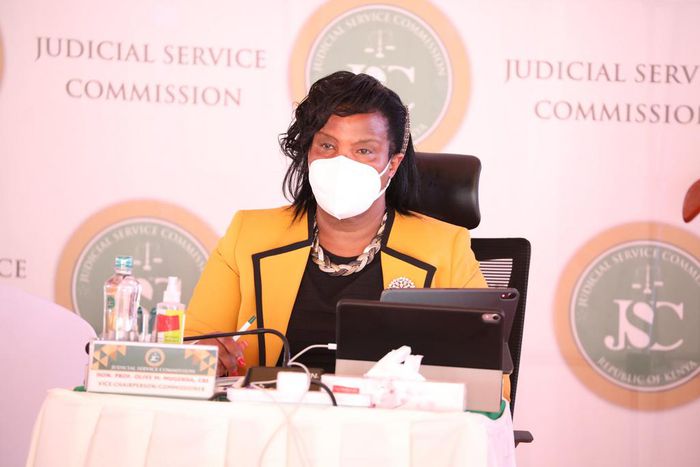 Judicial Service Commission (JSC) vice Chairperson Olive Mugenda