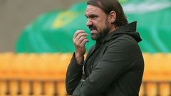 Champions - Norwich manager Daniel Farke's side won the English Championship title on Saturday