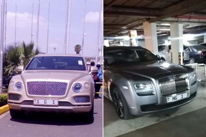 Cars owned by Nairobi tycoon Mohan Galot