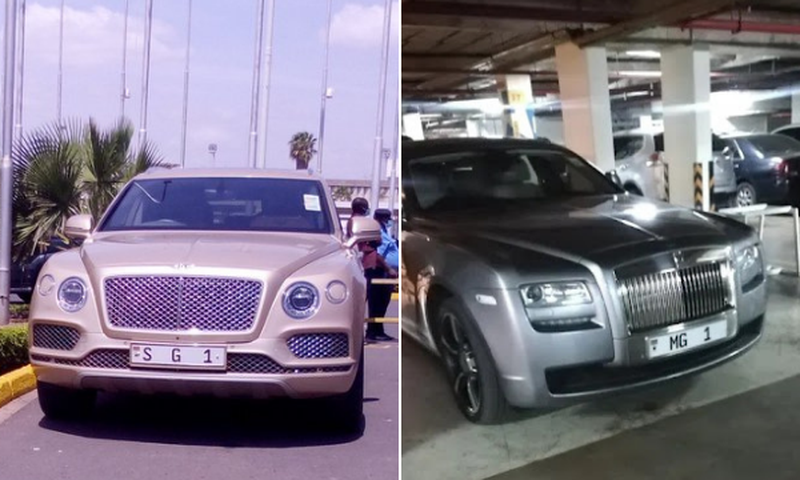 Cars owned by Nairobi tycoon Mohan Galot