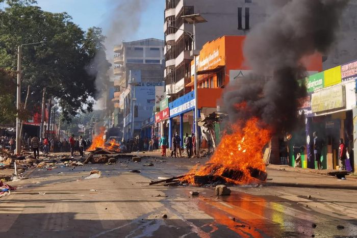 Scenes from Kisii county where police and traders clashed on March 26, 2021