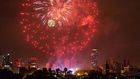 NAIROBI, KENYA - JANUARY 01: Kenya welcomes the new year with fireworks in Nairobi, Kenya on January 01, 2017. (Photo by Bryan Jaybee /Anadolu Agency/Getty Images)