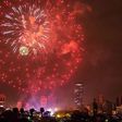 NAIROBI, KENYA - JANUARY 01: Kenya welcomes the new year with fireworks in Nairobi, Kenya on January 01, 2017. (Photo by Bryan Jaybee /Anadolu Agency/Getty Images)