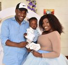 KTN's Sharon Momanyi, hubby and their son